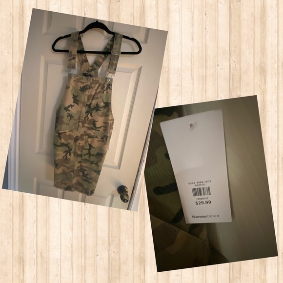 Bluenotes Denim Camo Skirt Overall - Picture 2 of 2